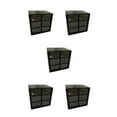 thumbnail image 2 of relayinert Plastic Functional And Stylish Jiugongge Storage Drawer - Easy Access With Multiple Colors black Six Palaces Grid 5Set, 2 of 6