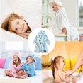 thumbnail image 5 of Albornoz infantil otoño e invierno nuevos pijamas infantiles de franela para hombres y mujeres, 5 of 5