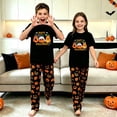 thumbnail image 5 of iHapHap Happy Halloween Pumpkin Family Pajamas, Cotton Blend Matching Sleep Set, 2-3T-Kid, 5 of 6