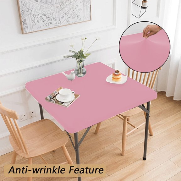 33.86x33.86 Inch Square Fitted Tablecloth, Large Multicolor Tablecloth Stretch Square Wrapped Stretch Table Cover Square Tablecloth Table Cover Table Cover Tablecloths