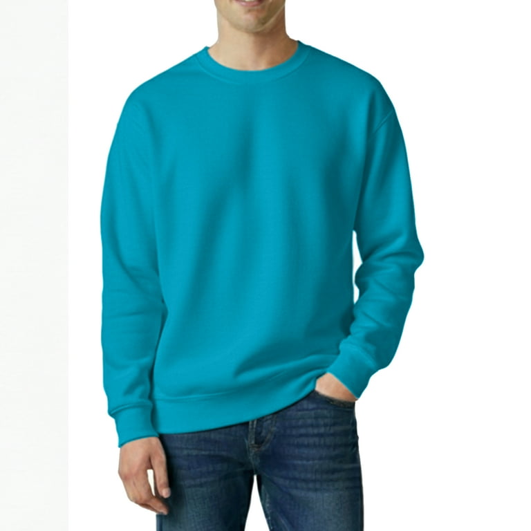 Hanes EcoSmart Crewneck Sweatshirt for Men, 2-Pack, Durable Long