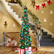 thumbnail image 3 of Árboles Navidad 150cm Con Luces Plegable Decoracion 44pcs Xtellar verde, 3 of 4