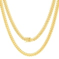 thumbnail image 2 of Nuragold 18K Real Yellow Gold Solid Miami Cuban Link Chain Necklace 16"-30" (2.7mm-7mm) Italian Jewelry for Men & Women, 2 of 19