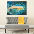 thumbnail image 2 of SAFAVIEH Blue Grotto Triptych Wall Art 18" x 36", 2 of 2