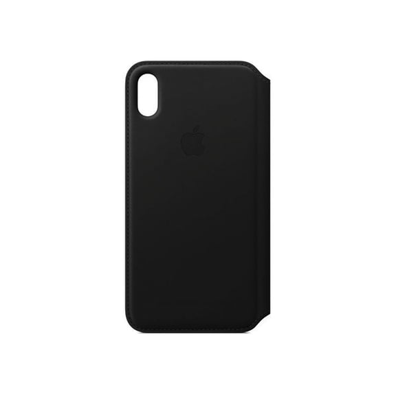 Apple Leather Folio (for iPhone Xs Max) - Black