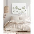 thumbnail image 3 of Sage Green Flowers Wall Art for Living Room,Canvas Picture Wall Decor for Bathroom Bedroom,Watercolor Retro White Floral Leaves Painting Artwork for Office Kitchen Hallway Dining Room Decor 20"x24", 3 of 8