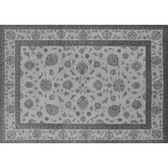 Ahgly Company Indoor Rectangle Oriental Gray Traditional Area Rugs, 2' x 3'