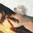 thumbnail image 2 of Sigee Hawaiian Sunset Beach for Pet Blanket for Dog Cat Puppy Blanket Cat Blankets for Small and Medium Pets-Large, 2 of 8