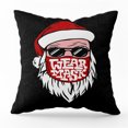 thumbnail image 1 of Funda de almohada de Navidad Máscara de Papá Noel Árbol de Navidad Copo de nieve Piel de melocotón Impreso Sofá Funda de almohada Wmkox8yii HFSH4115, 1 of 1