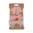 thumbnail image 2 of Kmbangi 3 Pcs Baby Girls Bow Headband Lace Sequined Elastic Band, 2 of 6