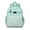 Greenish-blue-16, variant on Boho Chic Yoga Design Mystic And Spiritual Elements School Backpack Lightweight Adjustable Padded Straps Chest Buckle For Student And Students