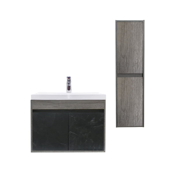 Combo De Gabinete Con Lavamanos Y Monomando + Gabinete Organizador Bourdelle
