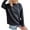 Dark Gray, variant on cfhntfmh Women's Fall Casual Sweater Loose Round Neck Knit Sweater Tops Plus Size Long Sleeve Loose Pullover