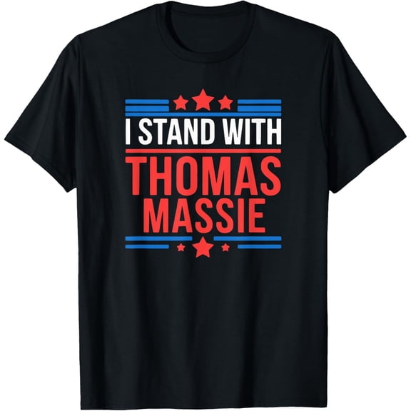 Velto I Stand With Thomas Massie T-Shirt All Size S-5XL
