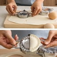 thumbnail image 3 of Máquina para hacer bolas de masa, prensa de masa de acero inoxidable 304 para cocina casera, molde Manual para tartas, molde para raviolis, herramienta de pastelería, 3 of 5