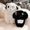 thumbnail image 4 of Rabbit Plush Pillow，Black Bunny Stuffed Animal Plushie Pillow Toys Home Decoration 15.7in, 4 of 6
