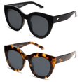 thumbnail image 1 of Gafas de Sol VANLINKER Grandes, Gruesas, Polarizadas, Redondas con Ojo de Gato x2, 1 of 3