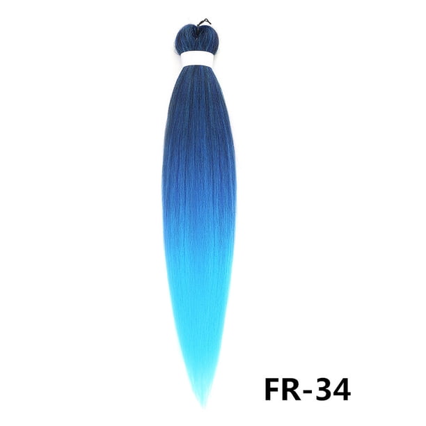 XmhyTop-A Extensiones de cabello trenzado de colores, trenzas sintéticas para box braids y Passion Twist, trenzas de crochet suaves y trenzas para peinar - 3 piezas 66 cm, H13