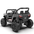 thumbnail image 4 of iRerts 12v Ride on Cars with Remote Control, Electric Ride on Toys UTV for Kids Boys Girls Ages 3-5 Gifts, Kids Cars Ride on Vehicles with Bluetooth, MP3 Music Playback, LED Light, Horn, Black, 4 of 7