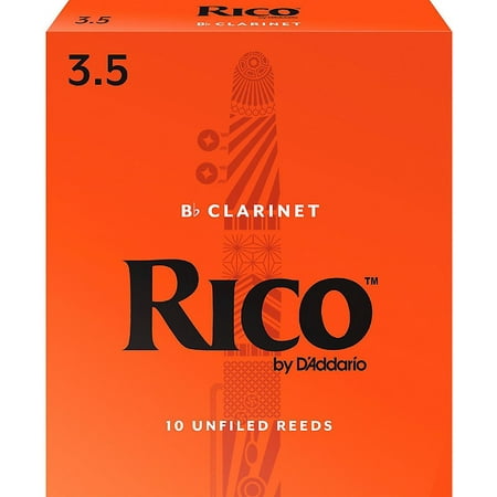 Rico Bb Clarinet Reeds, Box of 10 Strength 3.5