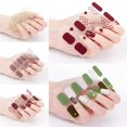 thumbnail image 3 of Bandes de Vernis Semi-Gel de Noël Patch Sliders Imperméables Adhésif Couleur 2024, 3 of 9