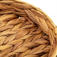 thumbnail image 4 of Round Wicker Baskets,Hand Woven Tray Storage Baskets Natural Water Hyacinth Small Basket for Fruit Kitchen Table, 4 of 5