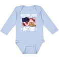 thumbnail image 3 of Inktastic Military Dad Welcome Home USA Flag Boys or Girls Long Sleeve Baby Bodysuit, 3 of 5