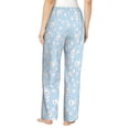 thumbnail image 3 of Xecao Cute Bunny Women's Straight Lounge Pajama Pants: The Epitome of Relaxed Sleepwear, 3 of 9