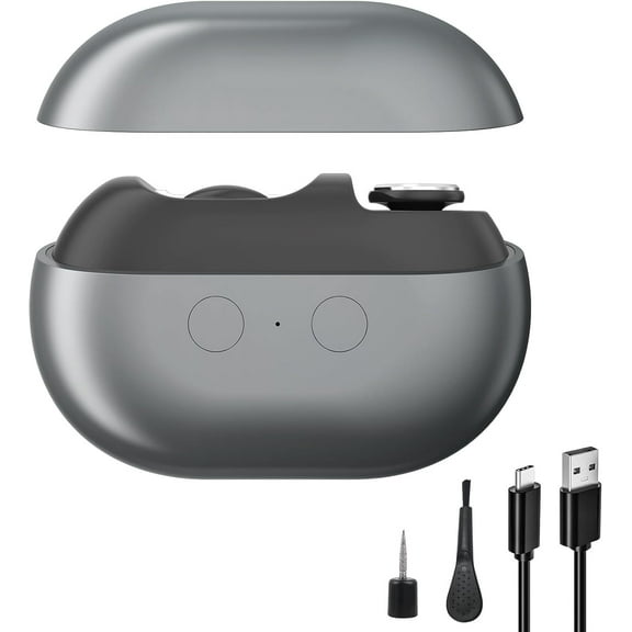 Easy Clip Nail Clippers,Electric Nail Clippers for Seniors, 2026 Upgraded 3 in 1 Automatic Electric Toenail Clippers for Thick Nails, Nail Care Tool with Led Light,for Seniors Kids Adults