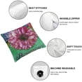 thumbnail image 6 of nygtbtfer Flower Throw Pillow Covers Colorful Flower Style Decorative Pillow Blue Purple Flower Pillow Cases Cushion for Home Sofa Bed White, 6 of 7