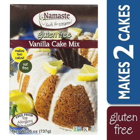 Namaste Foods Gluten Free Vanilla Cake Mix, 26 oz (Best Vanilla Sponge Cake Recipe)