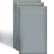 12 x 15.5 Polymailer Polyethylene Plastic Packaging Shipping Envelopes Self Seal Adhesive Waterproof Package Mail Pouch Bags For Apparel, Clothing - Grey, 100 Count