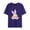 Purple, variant on IROINNID Men's Cute Easter Printed Short Sleeve Casual Loose T-Shirt