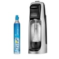 thumbnail image 1 of SodaStream Jet Sparkling Water Maker Starter Kit, Black and Silver, 1 of 4