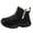 Black, variant on Women's High Top Fleece Lined Thickened Soft Sole Boots Warm Stylish Winter Snow Boots For Daily Wear And Comfort