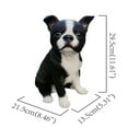 thumbnail image 2 of Chic Boston Charmer: Polyresin Figurine in Black and White, 2 of 6
