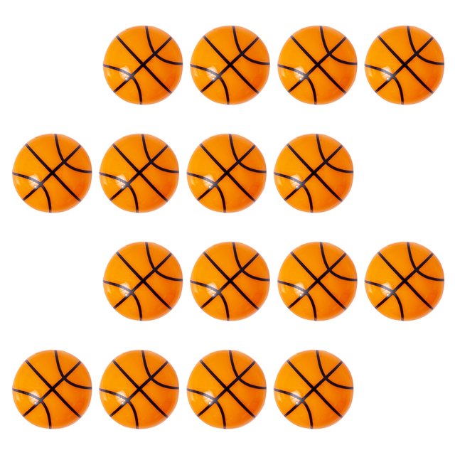 KAKOWELY Sacapuntas de manivela con diseño creativo de baloncesto (16 unidades, naranja)