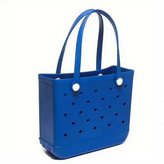ROVTIULI 14x11.8x5 Inch Bag Fashionable Beach Bag Trendy Colors, Sturdy Handles Must-Have for Women & Moms