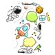 thumbnail image 1 of Anime Cartoon Teenager Men's and Women's T-Shirts Casual Print Hip Hop Harajuku Personality Round Neck Short Sleeve Top8T Gong Bohan LED, 1 of 2