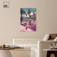 thumbnail image 3 of Rosy Tiger's Ride I Canvas Pink Pop Wall Art by Art Remedy, Gallery Wrapped, 30" x 45", 3 of 7
