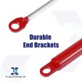 thumbnail image 4 of Unique Bargains 16 Inch 196N/44Lbs Universal Gas Struts Shocks Lift Supports Lid Stay Red Car RV, 4 of 7