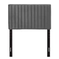 thumbnail image 7 of Modway Keira Velvet Upholstered Twin Headboard in Gray, 7 of 7