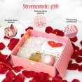 thumbnail image 4 of Gift Box, Multiple Sizes Boxes with Magnetic Lids for Presents,Gift Wrap Card, Led Light, Filler,Perfect Valentine's Day, Anniversary, Wedding, Birthdays Blue M(11.4x8.3x3.5 in), 4 of 7