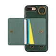 thumbnail image 7 of Allytechgroup Stylish iPhone 8 Plus/ 7 Plus Wallet Case, Secure Case for Apple iPhone 8 Plus/ 7 Plus, Multi-functional Durable, Ring Holder Hand Wrist Stand Shockproof Case for Women Men, Green, 7 of 7