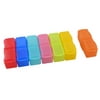 Assorted Colors Plastic Detachable 14 Mini Boxes Linked Storage Case Box Holder