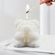 thumbnail image 5 of Vela de aromaterapia con forma de oso rosa para San Valentín | Vela perfumada decorativa de cera roja y blanca con lazo | Regalo romántico para el dormitorio y la sala de estar, 5 of 9