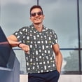 thumbnail image 4 of Balery Lovely Penguin Camisa Polo de Hombre con Estampado, de Manga Corta y Tejido Medio, Camisa Tipo Golf Polo-Small, 4 of 6