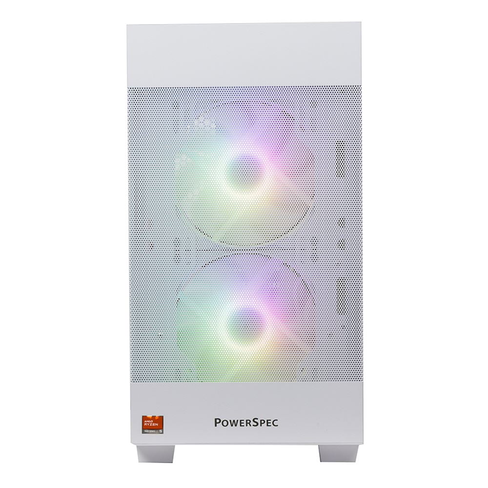 PowerSpec G528 Gaming PC AMD Ryzen 5 7500X3D 4.0GHz Processor, NVIDIA GeForce RTX 5060 8GB GDDR7, 16GB DDR5-6000 RAM, 1TB NVMe, WiFi 6 (802.11ax), Bluetooth 5.3, Windows 11 Home