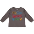 thumbnail image 3 of Inktastic My Opa Loves Me Gift Boys or Girls Long Sleeve Toddler T-Shirt, 3 of 5