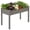 Gray, variant on Blorly Wooden Raised Beds for Garden, Elevated Planter Box for Vegetable/Flower/Herb, Raised Growing Bed with Drainage Holes for Patio, Backyard, Garden, Natural Wood, 48"x24"